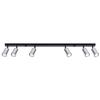Winx 6L Ceiling Lamp Black/chrome