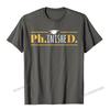 Womens PhinisheD  Funny Doctorate PhD Graduation ONeck TShirt Camisas Unisex Cool Birthday Tees Funny Cotton Unisex Top TShirts