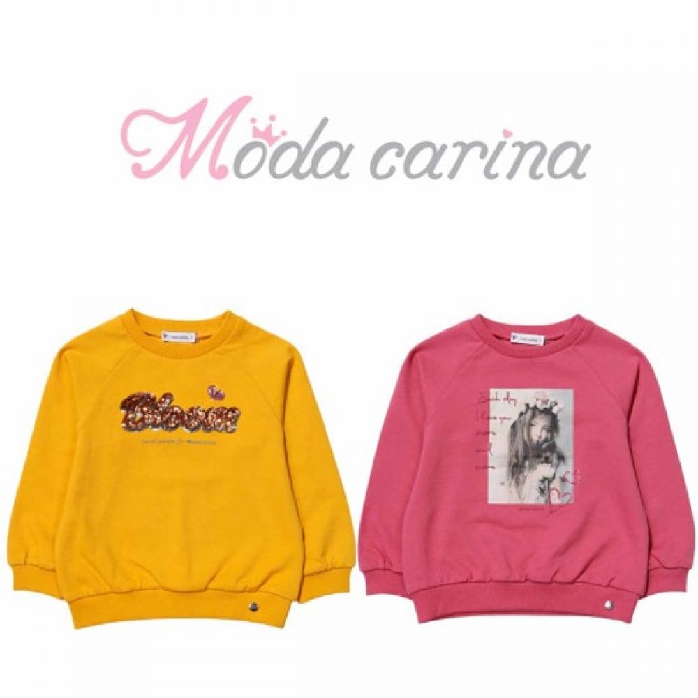 

[Moda Carina] Толстовка реглан Moda Carina горчичного цвета Mustard/100