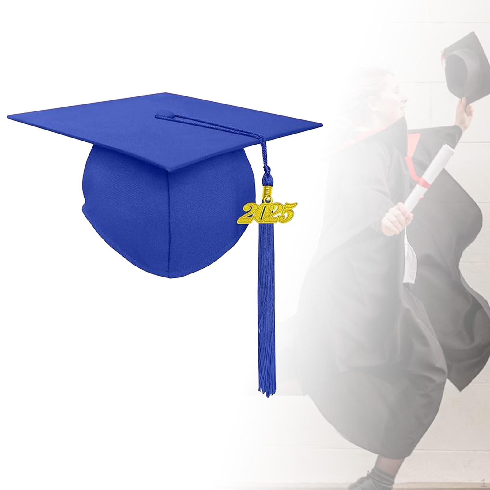 

Academic Cap with Tassel for Graduation Celebrations синій