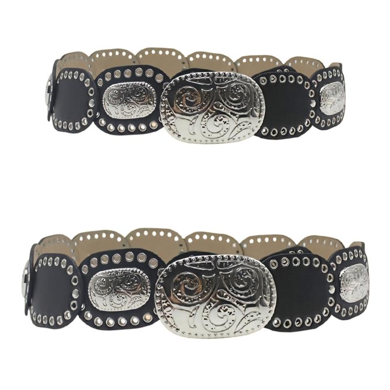 Classical American Style PU Decorative Belt For Men And Women Practical Waist Belt Adjustable Fashion Accessory