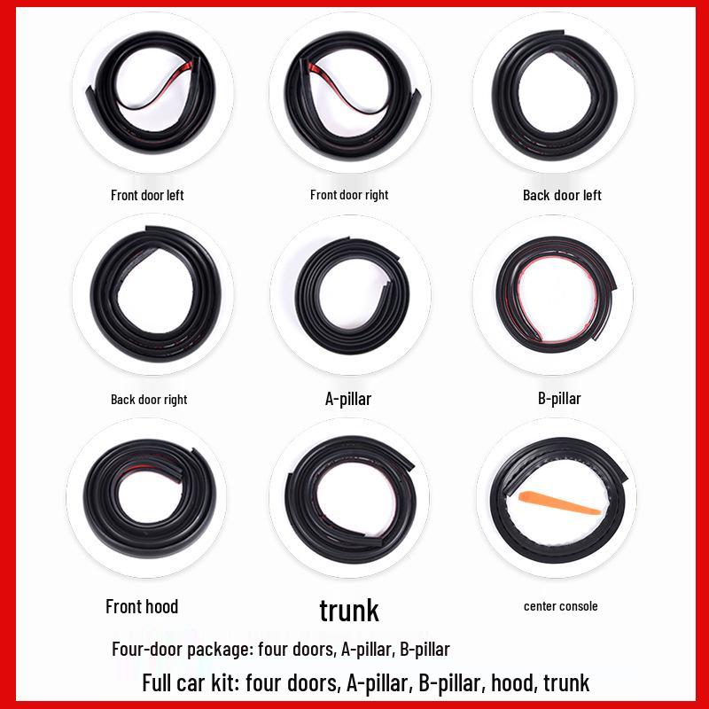 Changan Qiyuan Auto Door Seal Strip for Soundproofing, Dustproof, and Waterproofing