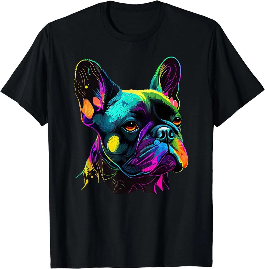 French Bulldog Pop Art Design Cute French Bulldog Lovers Gift Unisex T-Shirt