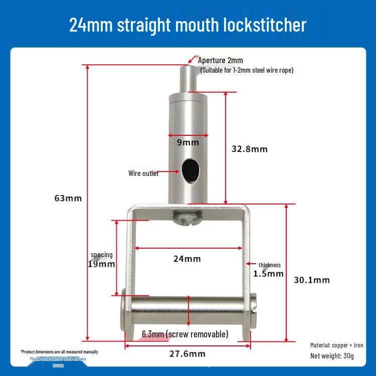 Steel Wire Hanging Hook: Secure Lock Line for Lighting Fixtures & Billboards