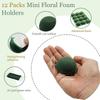 12Pcs Round Floral Foam Mini Flower Foam Holder Keep Flowers Fresh Flower Arrangements Foam Art Craft Supplies
