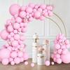 Pastel Pink Balloons Garland Kit Baby Pink Balloon Arch Kit Baby Shower Kid Birthday Party Wedding Anniversary Decoration Globos
