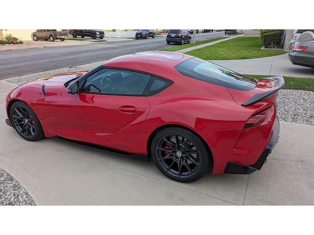 Toyota Supra A90/A91 Wet Carbon Fiber V-Style Rear Wing Air Deflector
