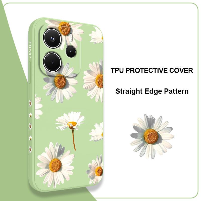 Gilded Sunflowers Phone Case For Xiaomi Redmi Note 14 13 12 12S 11 11S 10 10S 9 9S 14C Pro Plus 4G 5G Liquid Silicone Cover