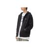 Korean Style Letter Embroidered Hooded Long Sleeve Sweatshirt Men sweatshirt Black LE2403HZ01BK