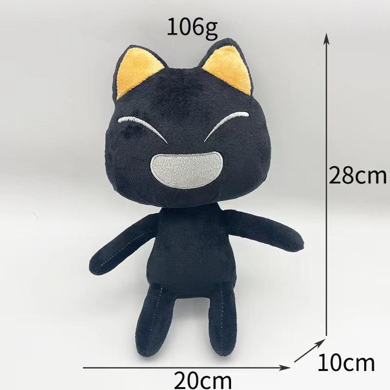 28cm Kawaii Toro Inoue The Cat Plush Toy Soft Anime Cartoon Animal Doll Room Decorations Children Birthday Christmas Gift