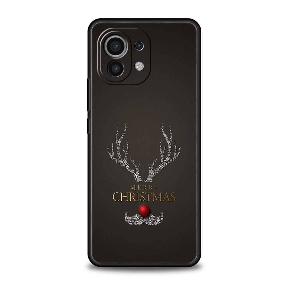 Phone Case For Xiaomi Mi 15 14 14T 13T 12T Pro 12 13 11 Lite 5G 11T X6 X5 Pro Soft TPU Cover Merry Christmas Tree