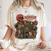 Halloween Horror Characters Shir Scary Movie Graphic Tee Spooky Gift