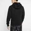 Nike Club Fleece Print Pullover Hoodie with Plush Lining Men Hoodie Black BV2974-010