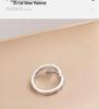 S925 Sterling Silver Snake Head Adjustable Open Ring for Women - Korean/Japanese Style Light Luxury with Full Diamond Shine