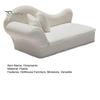 Creative Miniature Gifts 1:12 Scale Dollhouse Sofa with Pillows, European White Blank Furniture Style Simulation Recliner, Photography for Decoration