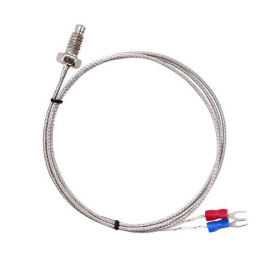1/2/4/5m K Type Thermocouple Probe Imperial M6 Screw Temperature Sensor Meter
