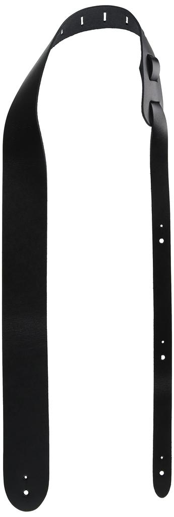 Live Line Live Line Leather Guitar Strap Standard Style LM36BLK Black