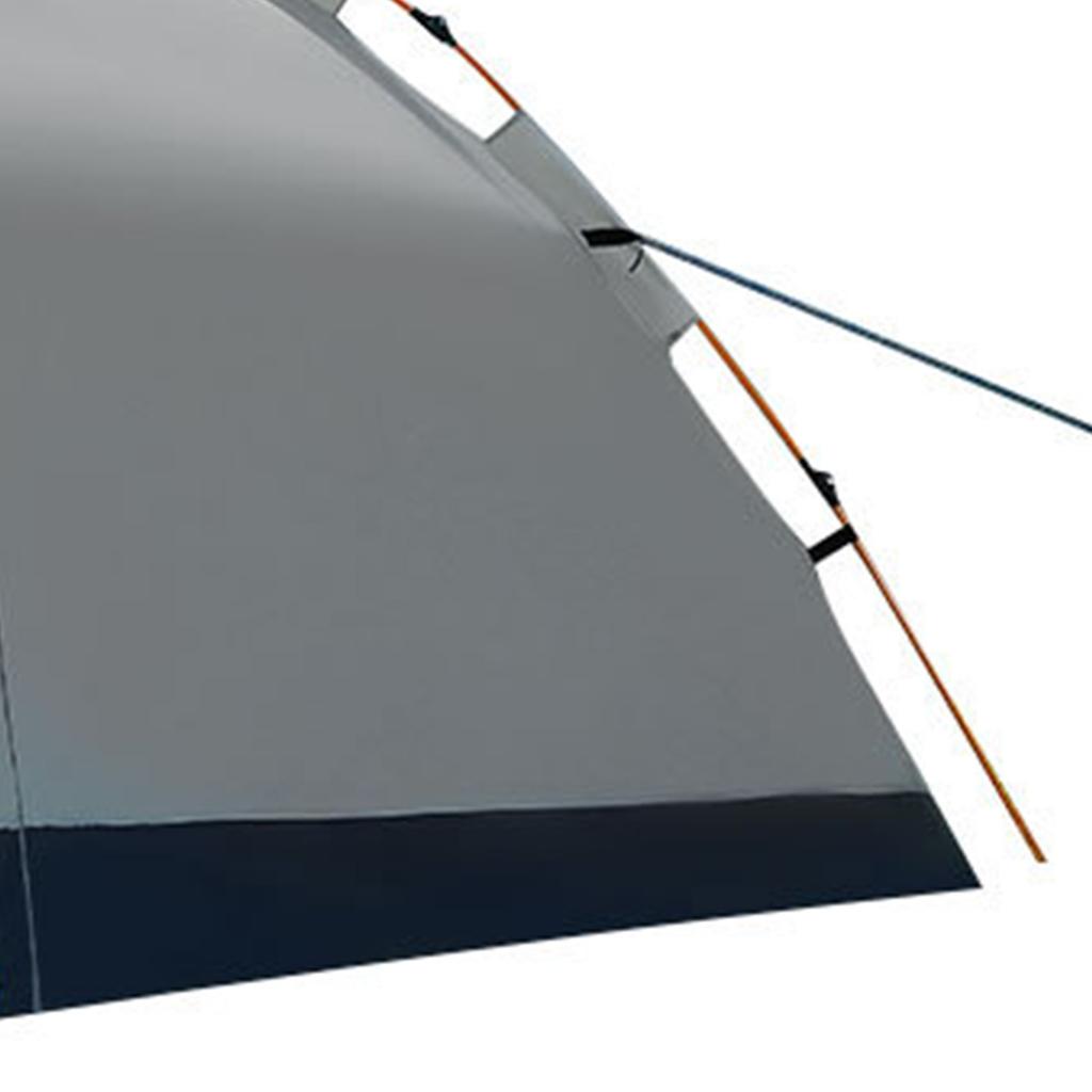 Fully Automatic Tent Glass Fiber Oxford Cloth Two Doors Fine Net Sunscreen Protection Tent for Picnic Camping 3 4 People