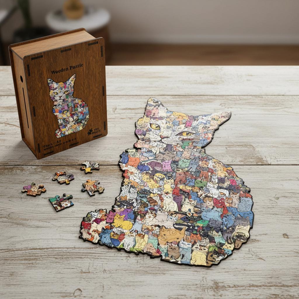 Wooden Puzzle Toys, Decorative Paintings, Puzzle Games, Exercise Hand Eye Coordination