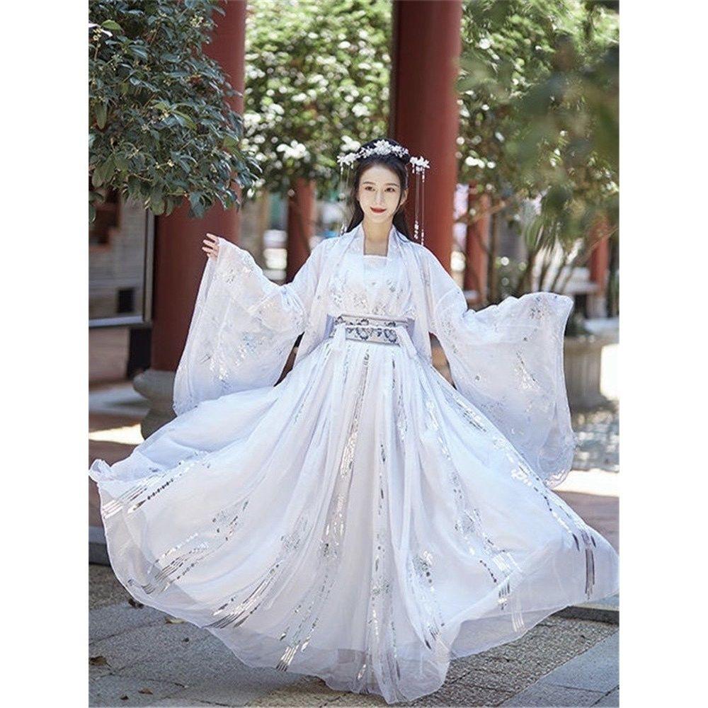 Plus Size Hanfu Chinese Style Women's Suit