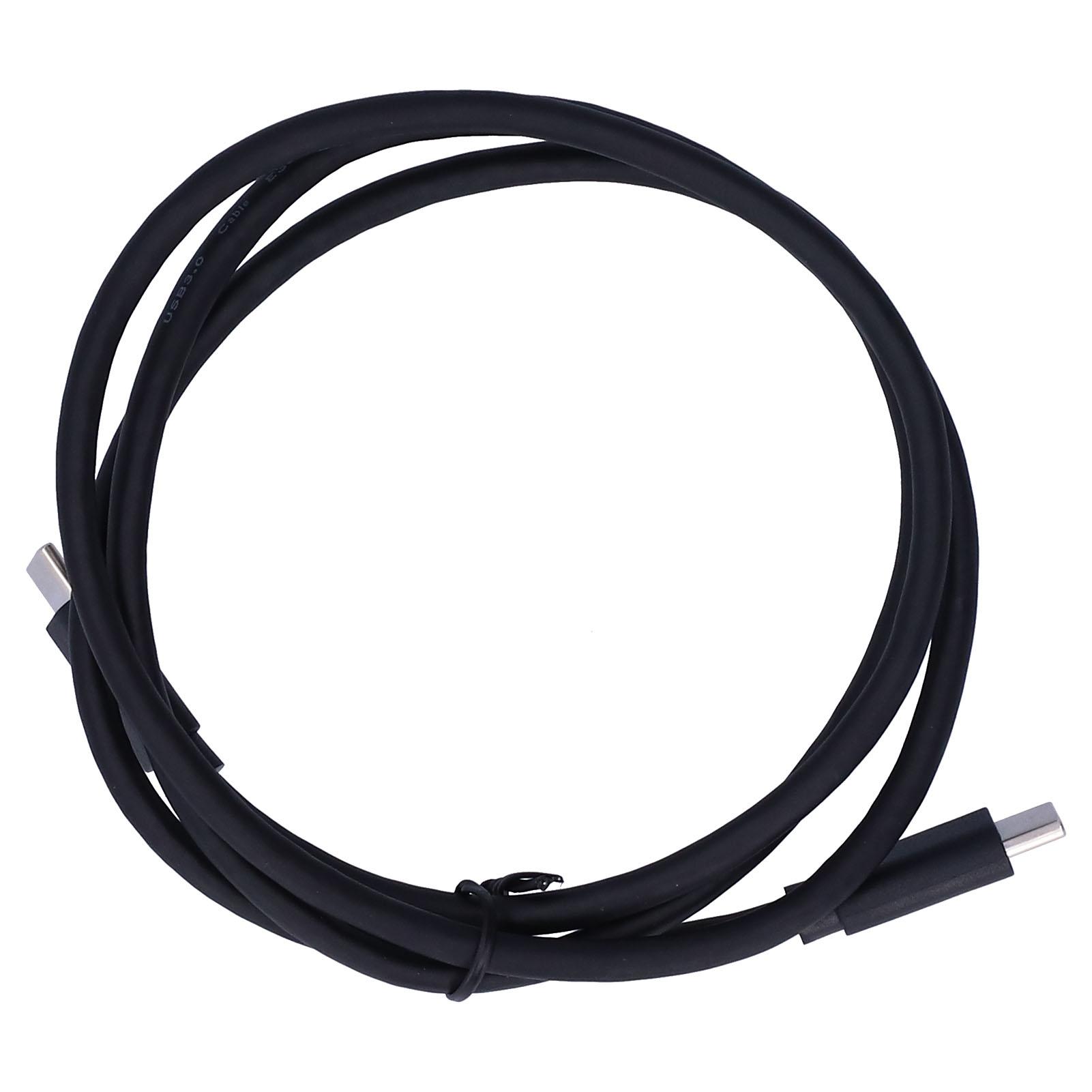 

Кабель для передачи данных USBC - USBC Папа - Папа USB 3.1 TypeC Мобильный телефон Планшет для OS X Черный