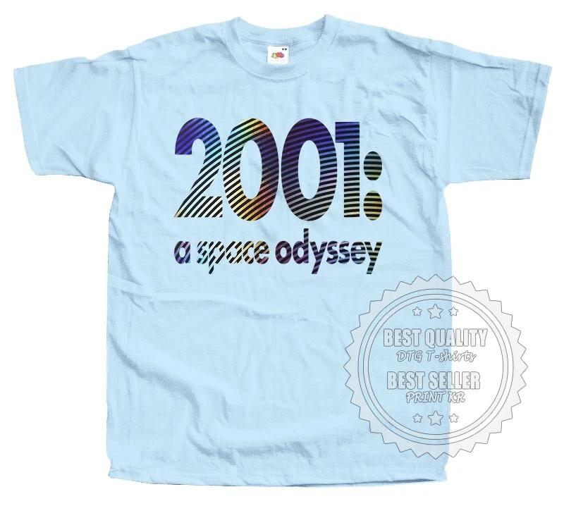 2001 A Space Odyssey T SHIRT v20 Movie Poster Sky BLUE All Sizes S to 5XL S