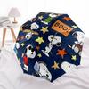 1pc Snoopy Halloween Windproof Automatic Umbrella, Portable Folding design, Lightweight for Women/Men Gift  a0811249