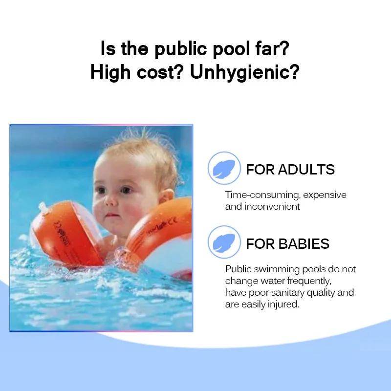 Inflatable Swimming Pool Family Adult Inflatable Pool Children's Baby Swimming Pools Summer Indoor Outdoor Party Toys