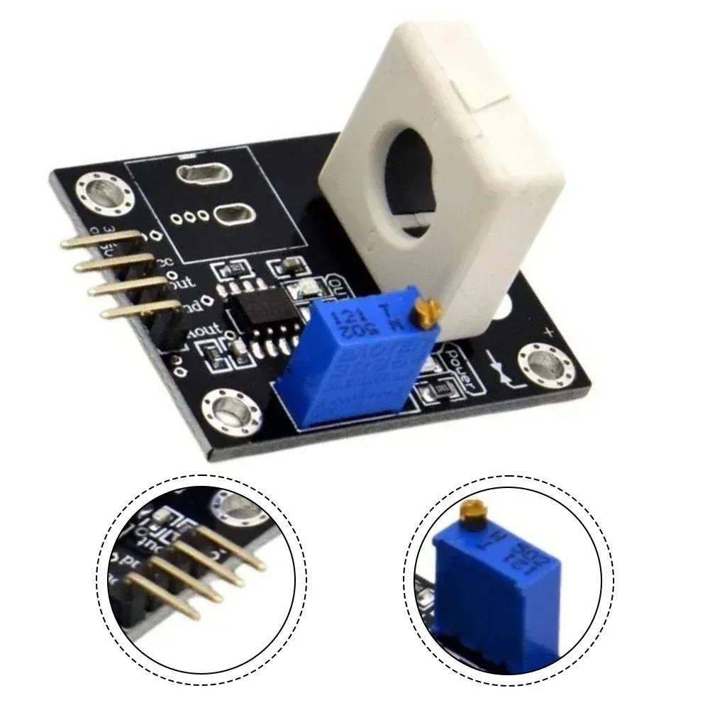 1PC Hall Effect Current Sensor Adjustable Overcurrent Threshold Accurate Overcurrent Detection And Protection Module Parts