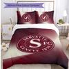 Set Biancheria da Letto 3 Pezzi Stampato Servette FC Traspirante Copripiumino con Federe Biancheria da Letto Decorativa per Camera da Letto Casa