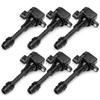 High quality New For 1/6Pcs 22448-8J115 Car Ignition Coil Nissan TIIDA Cube Altima X-Trail Rogue Versa Sentra Qashqai Infiniti