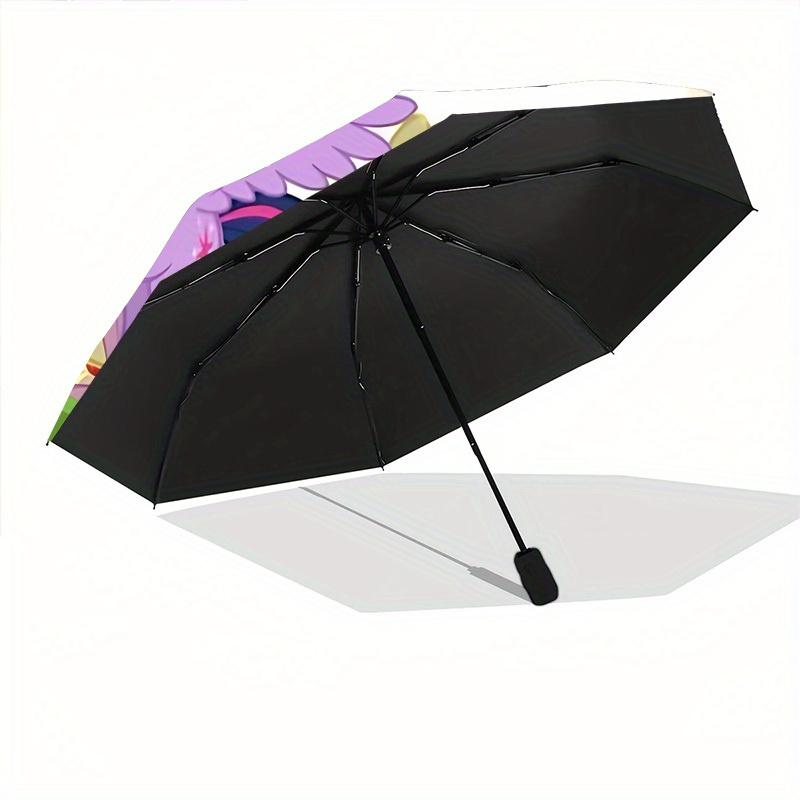 1pc My Little Pony Automatic Opening/closing Umbrella, Foldable Sunshade, Perfect Gift for Friends, Durable Handle Y250812094