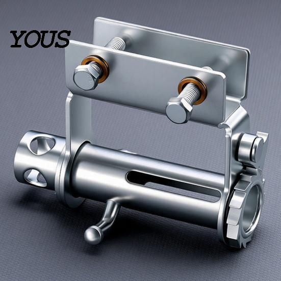 Adjustable Rope Tightener Universal Truck Clamp Tie-Down Tool, Heavy-Duty Steel Cargo Securing Fastener, No-Weld Installation for Pickup