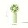 Cute Mini Fan Portable Handheld Fan Lightweight Handy Fan Pocket Low Noise Small Electric Fan for Student Gift Outdoor Fan 2025