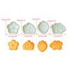 Flower Strawberry Biscuit Cutters Cookie Stamps Fondant Pastry Mould Plastic Cookie Cutters Kitchen Baking Supplies