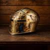 Handmade Crusader Knight Barbuda Helmet Battle Decor Gift