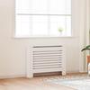 vidaXL Radiator Cover White 112×19×81.5 Cm MDF