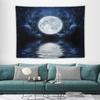 Machine Washable Tapestry Polyester Moon Star Design for Easy Care Bedroom Dorm Wall Decor