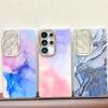 Suitable for New Samsung S25 Ultra Mobile Phone Case S24plus Double Sided Coated Imd Electroplated Marble A55 Case