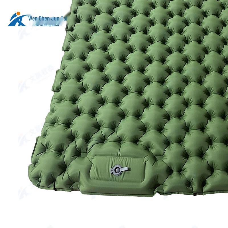 Portable Double Camping Air Mattress with Foot Pump