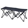 BUNDOK Compact Bench (BD-179BK), Black, Seats 2, Folding, Includes Storage Case, Compact Storage