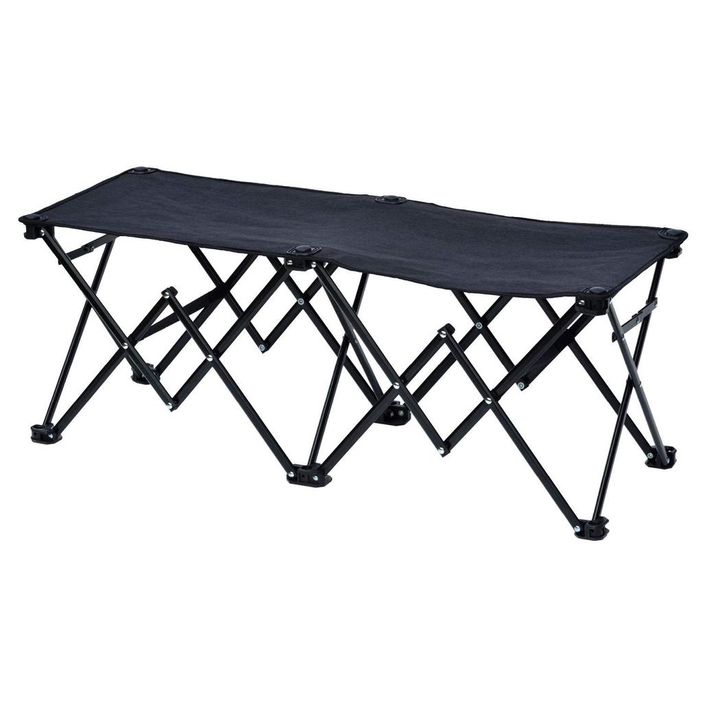 BUNDOK Compact for 2 comes with storage compact storage Bench, Black, BD-179BK, people, collapsible, case,