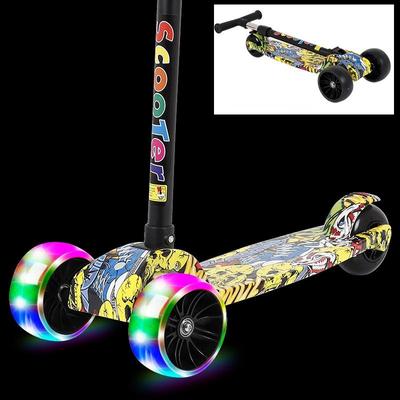 Children's Scooter Folding Migao Skateboard Children's Folding Flash Male and Female Baby Toy Car