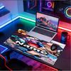 Custom Name Personalized Jujutsu Kaisen Pattern Mousepad, Laptop PC Desk Mat, Decorative Desk Mat for Home Keyboard Pad Gift