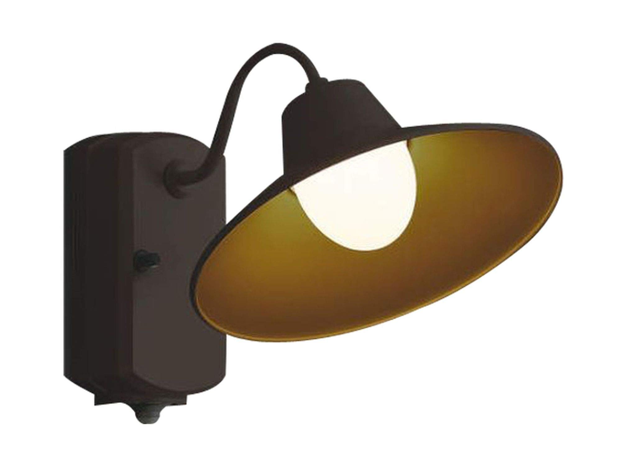 

Koizumi Lighting Motion Sensor Porch Light, Multi-Type, Brown Finish, AU42251L