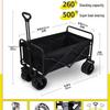 Foldable Outdoor Utility Cart with Sunshade