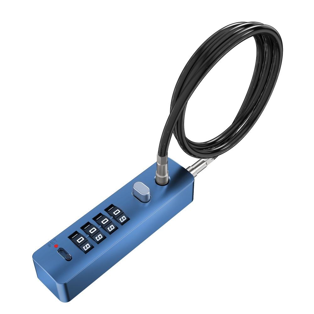 Anti-theft Password Padlock 4 Digit Combination Door Locker Useful Cable Lock  Hardware Accessories