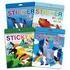 Libro de Pintura con Pegatinas de Animales para Niños Rompecabezas Diy Hecho a Mano Juguete de Pegatinas Oceánicas Libro de Juguetes de Unicornio de Dibujos Animados Regalo