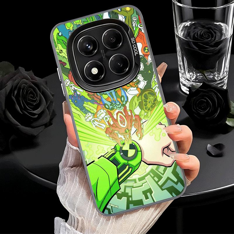 Cartoon Ben 10 Soft Phone Case for Xiaomi Redmi Note 13 14 15 Pro Plus 12S 12 11S 11 11T 10S 10 Shockproof Cover Back Shell
