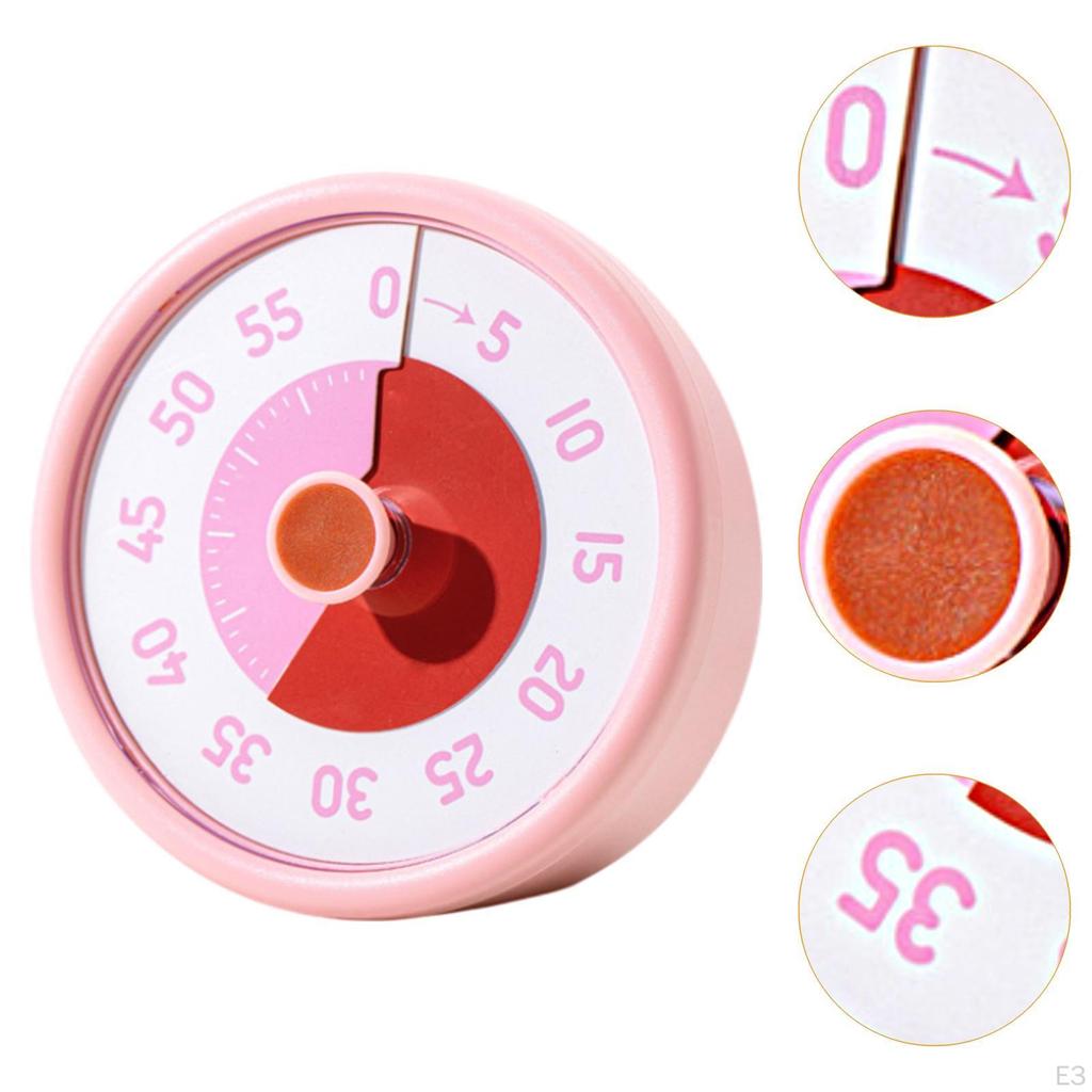 Visual Timer Baking Alarm Clock, Sound Cooker, with Ring Bell Memory, Count The Clock for